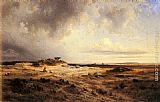 Georges Michel An Extensive Landscape with a Stormy Sky painting